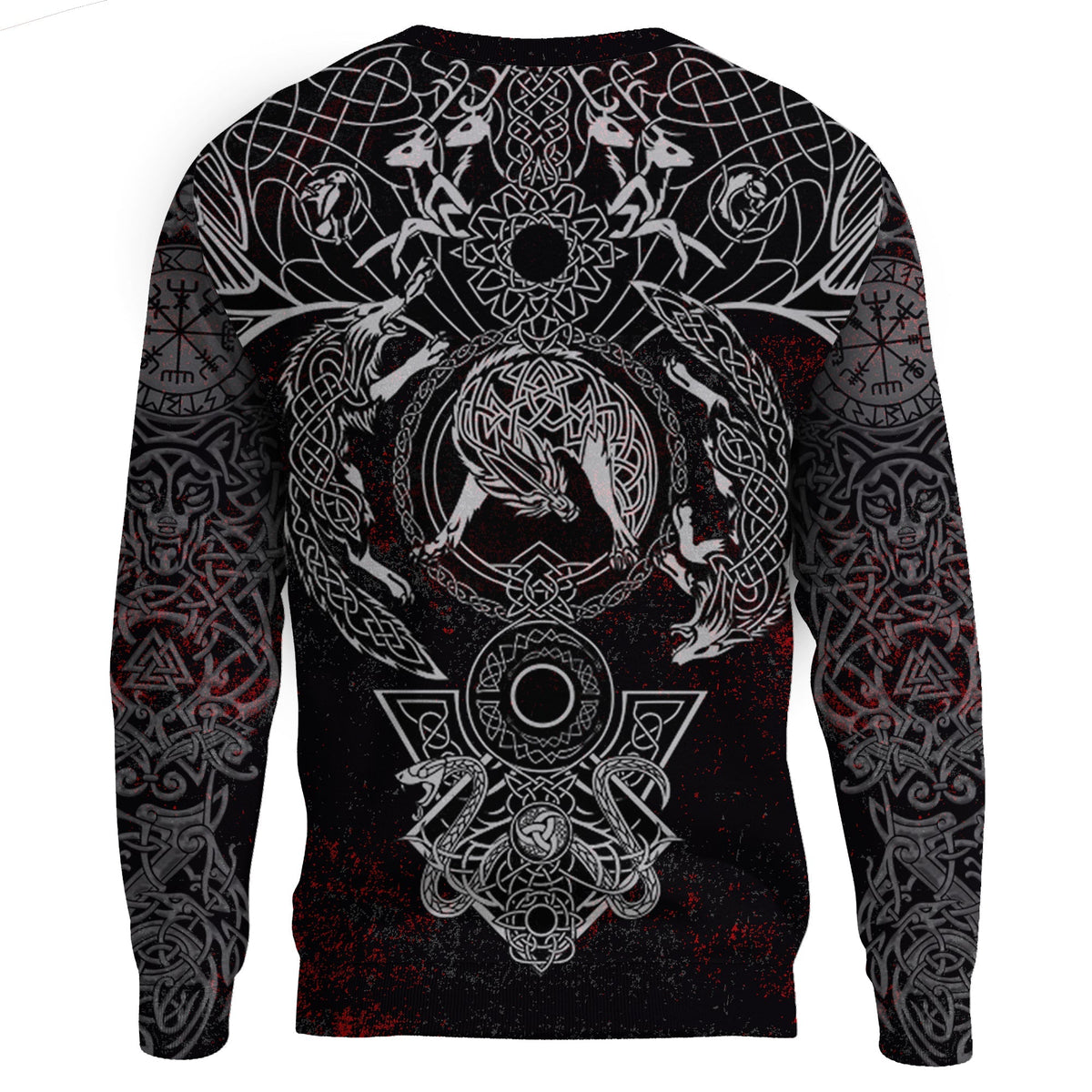 Viking Sweatshirt - Fenrir Art RLT12 - Wonder Print Shop