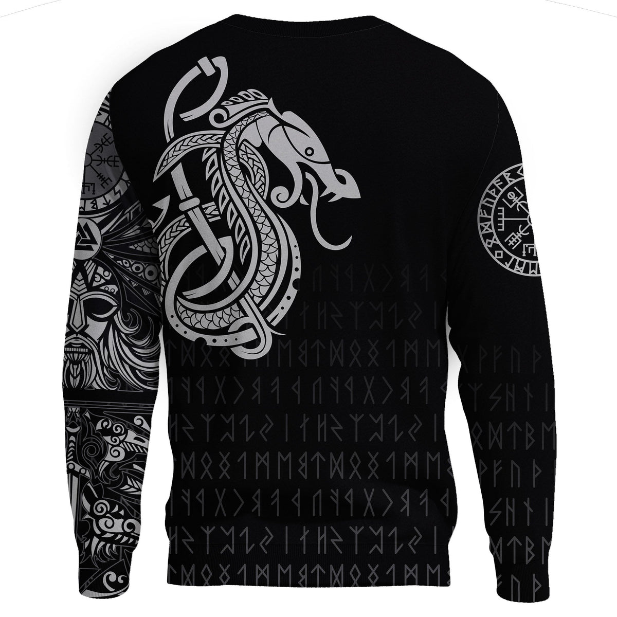 Viking Sweatshirt Dragon RLT12 - Wonder Print Shop