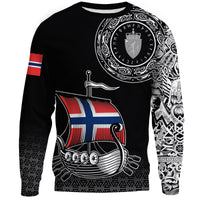 Viking Sweatshirt - Norwegian Drakkar RLT12 - Wonder Print Shop