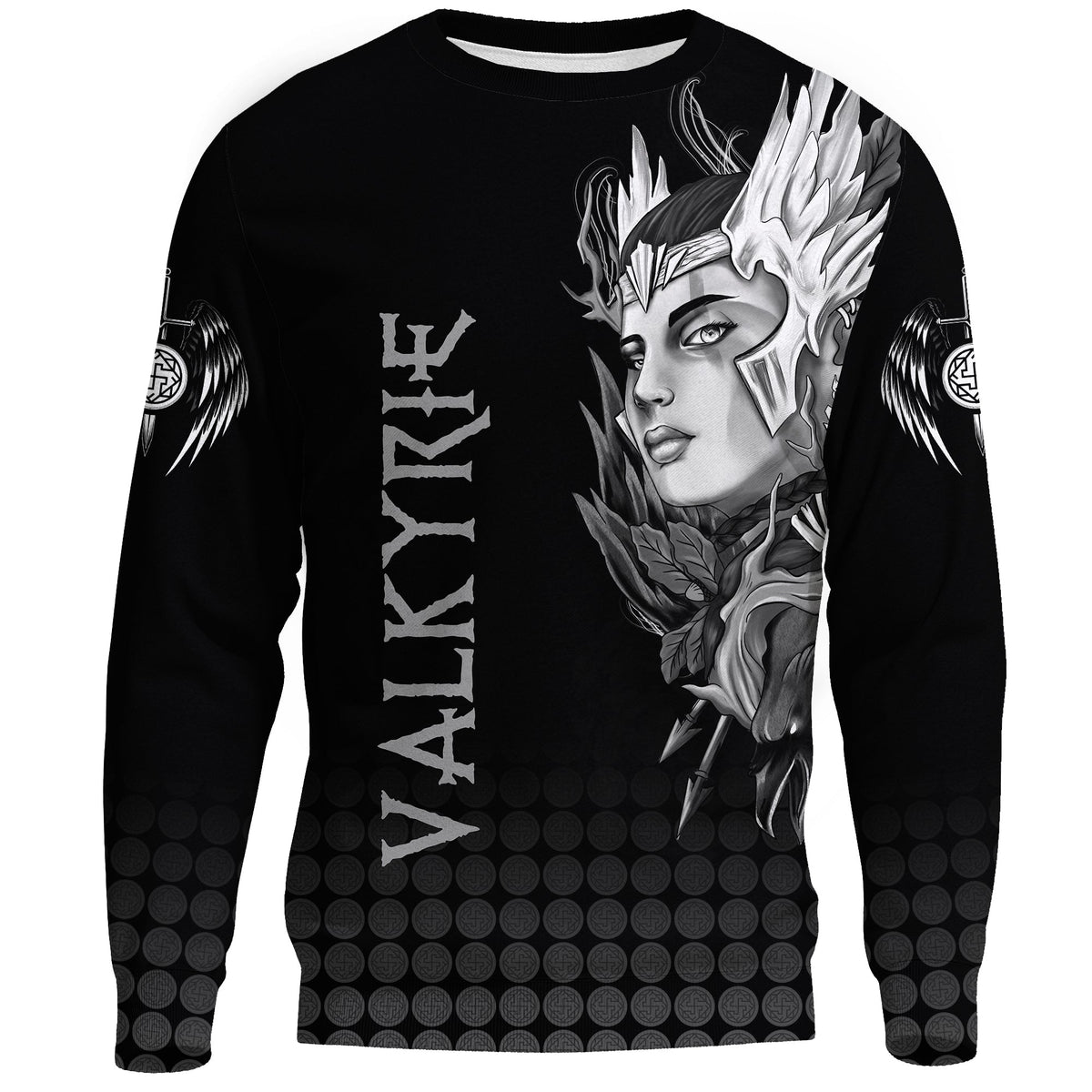 Viking Sweatshirt - Valkyrie RLT12 - Wonder Print Shop