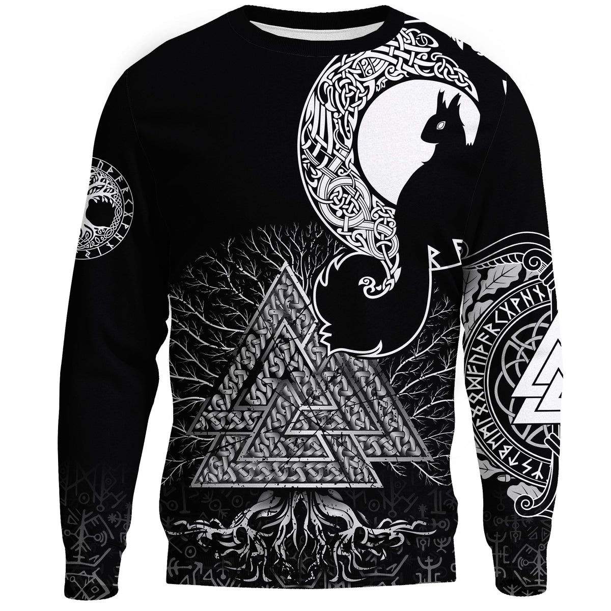 Viking Sweatshirt - Ratatoskr RLT12 - Wonder Print Shop