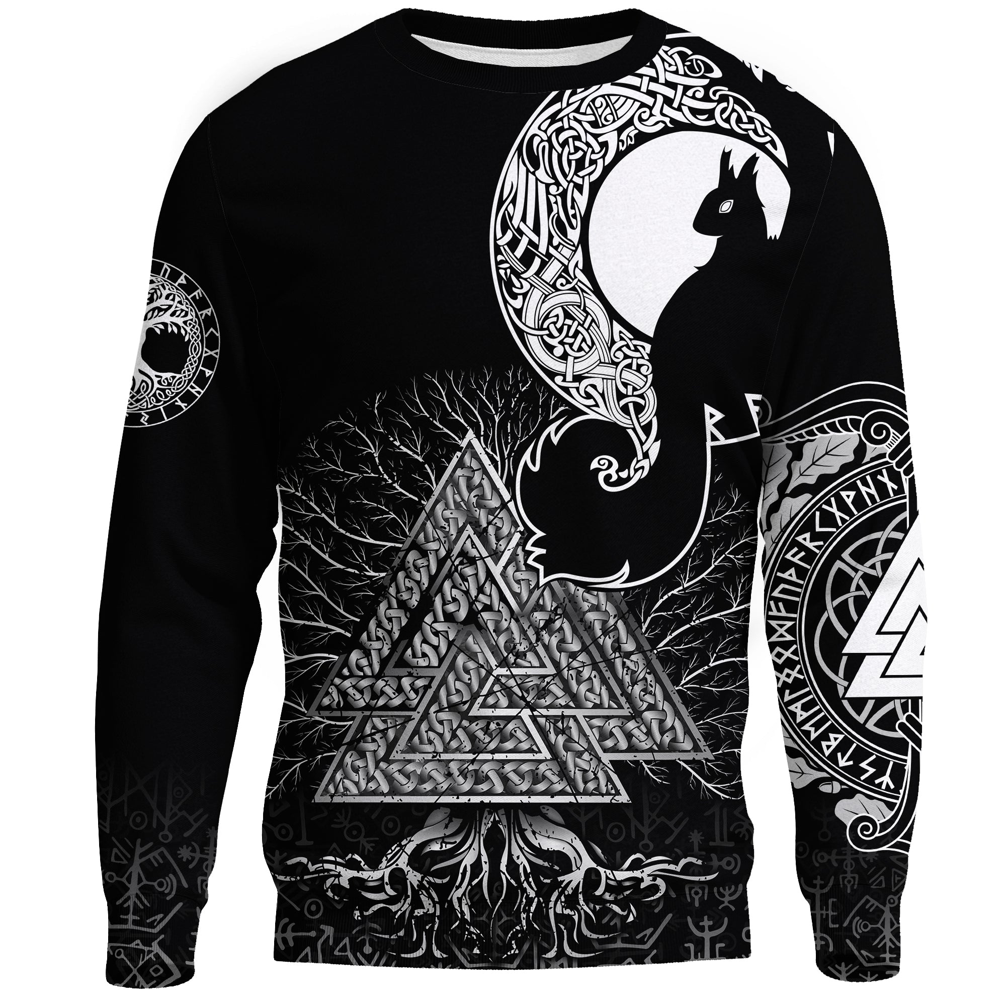 Viking Sweatshirt - Ratatoskr RLT12 - Wonder Print Shop