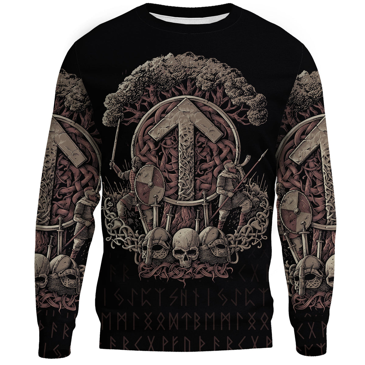 Viking Sweatshirt - Teiwaz Rune RLT12 - Wonder Print Shop