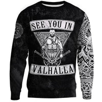 Viking Sweatshirts See You In Valhalla RLT12 - Wonder Print Shop