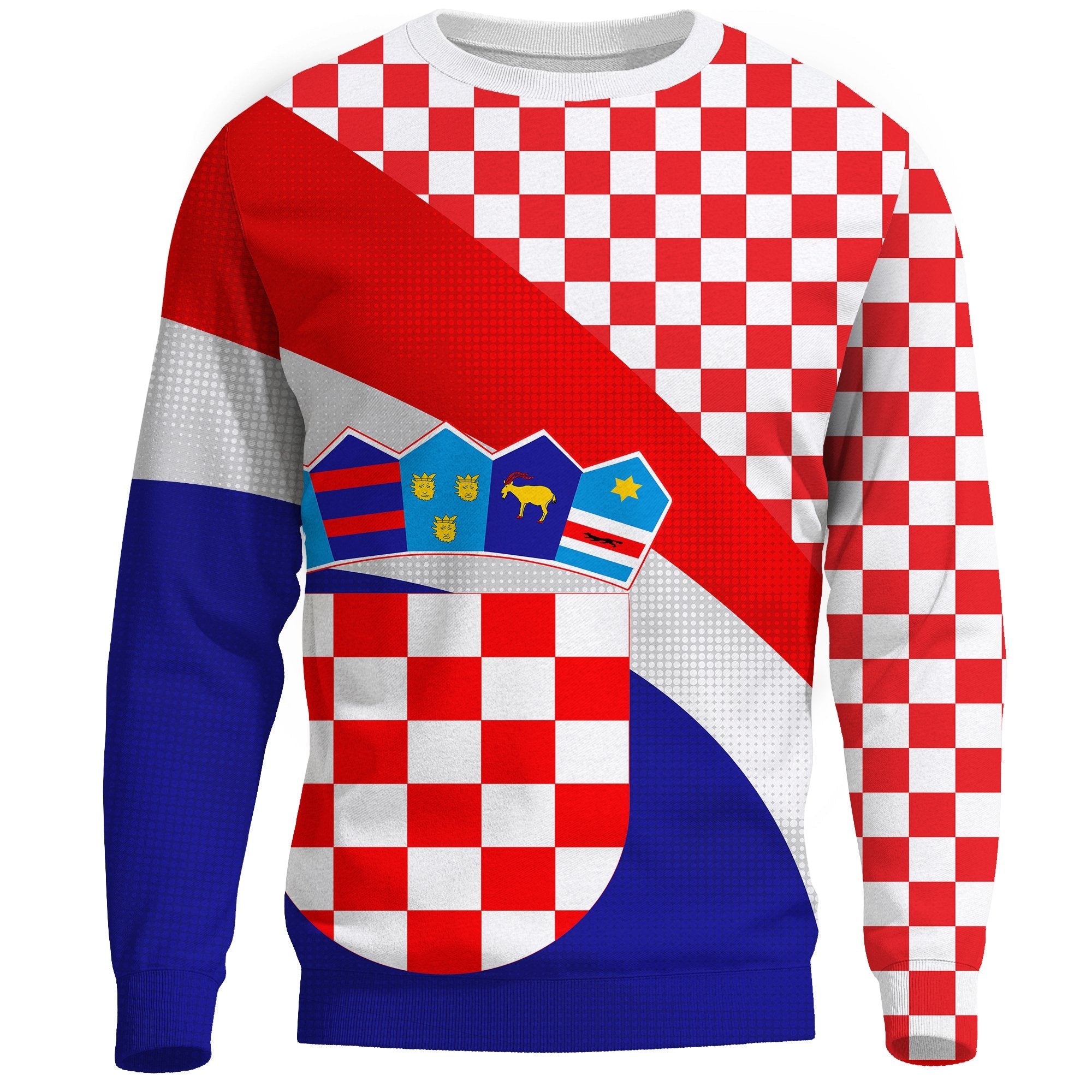 croatia-version-flag-coa-sweatshirt