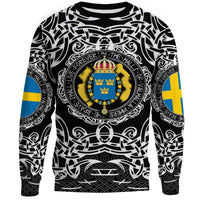 Viking Sweatshirt - Sweden Viking Pattern RLT12 - Wonder Print Shop