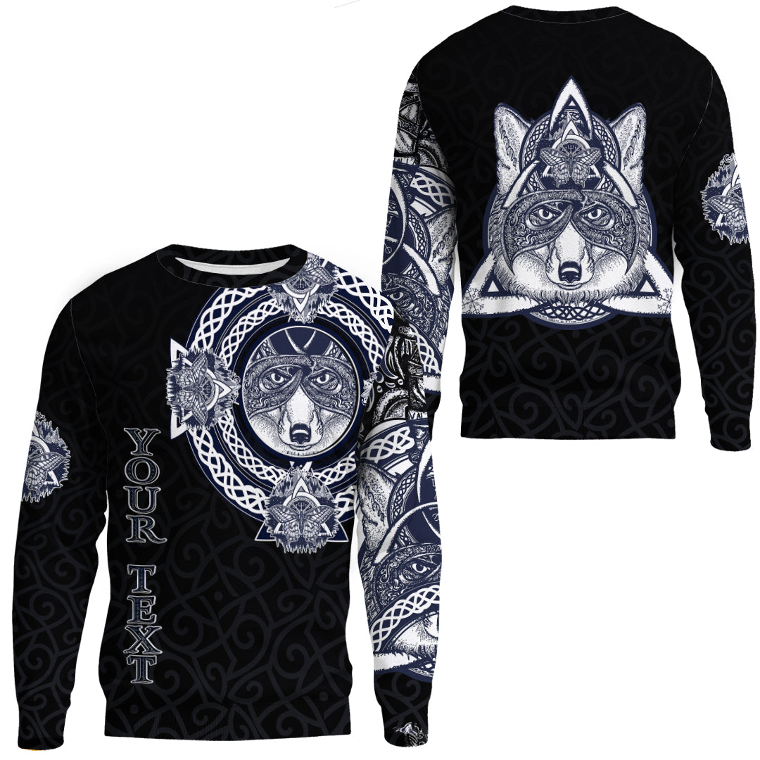 (Custom) Wonder Print Shop - Fox and Butterfly Sweatshirts Style Celtic RLT12 - Wonder Print Shop