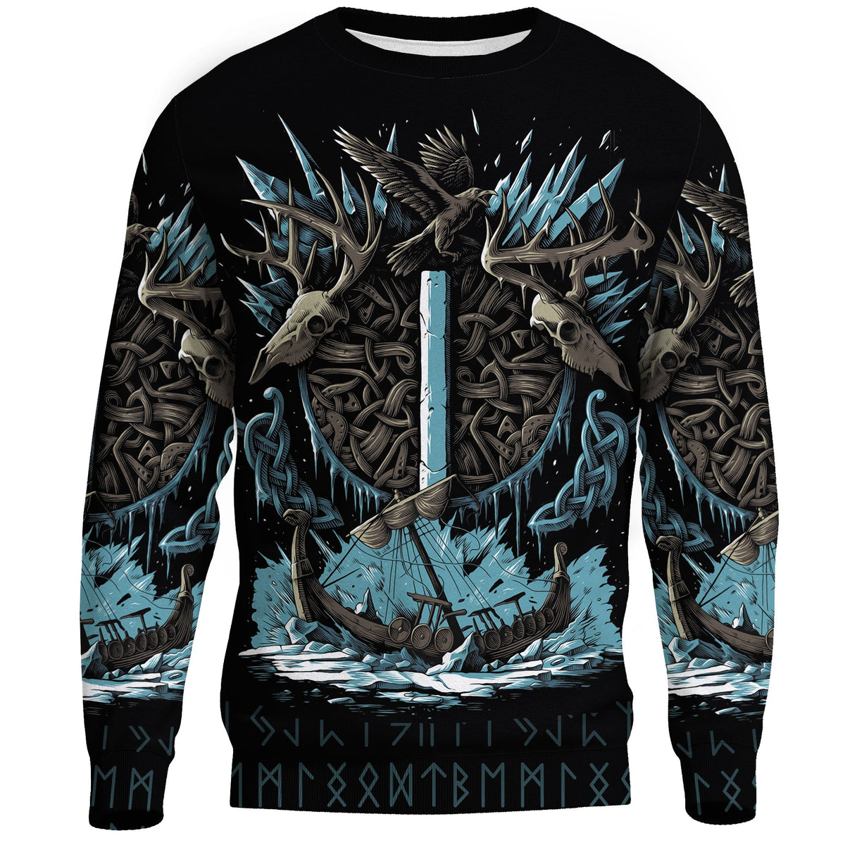 Viking Sweatshirt - Isaz Rune RLT12 - Wonder Print Shop