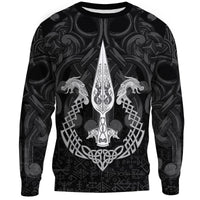 Viking Sweatshirts - Gungnir Of Odin and Drakkar RLT12 - Wonder Print Shop