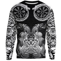 Viking Sweatshirt - Dragon Tattoo RLT12 - Wonder Print Shop