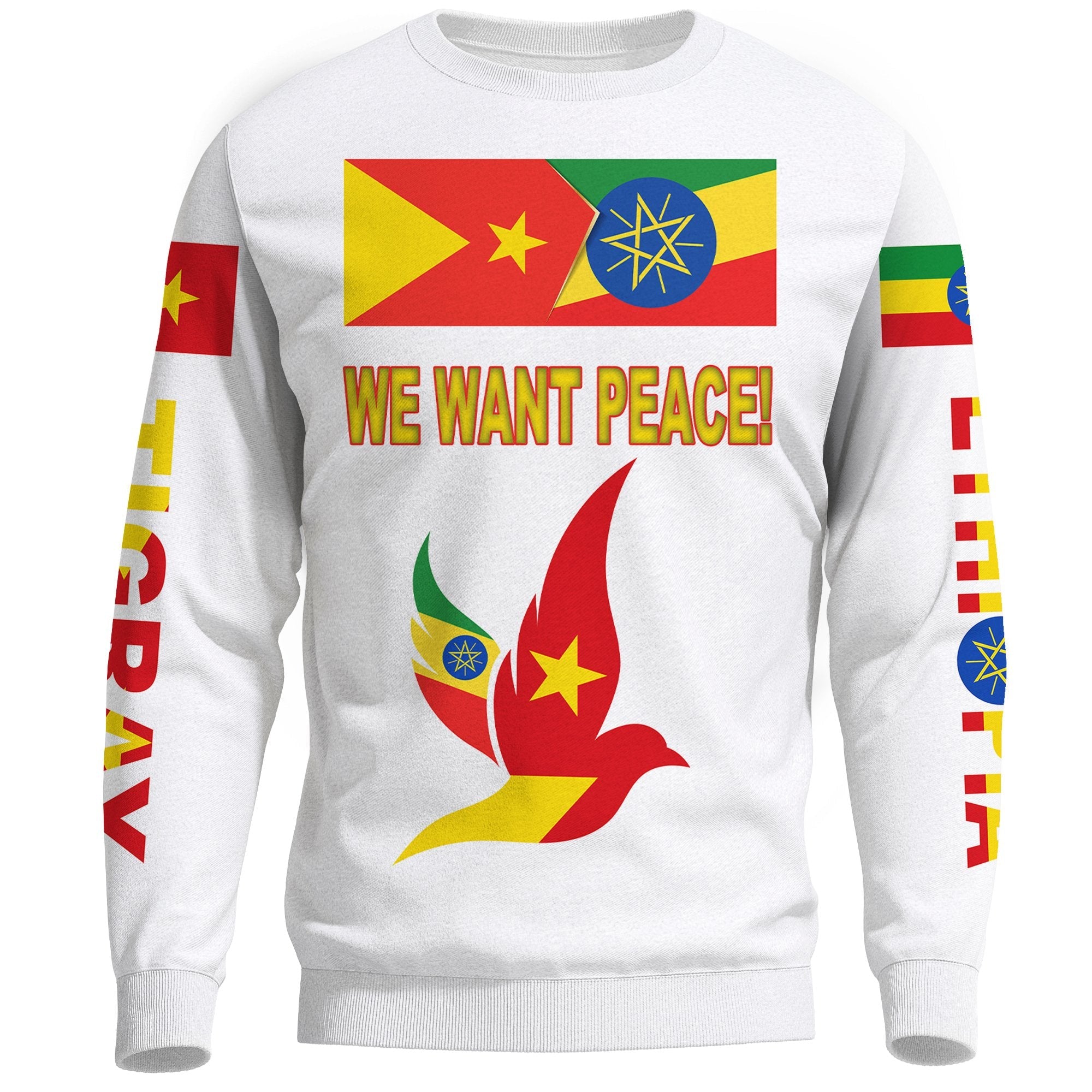 tigray-and-ethiopia-flag-we-want-peace-sweatshirt