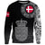 Viking Sweatshirt - Denmark Coat Of Arms RLT12 - Wonder Print Shop
