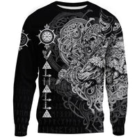 Viking Viking Warrior Valhalla Sweatshirts Style Vegvisir RLT12 - Wonder Print Shop