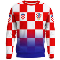 (Custom) Croatia Euro Sweatshirt Soccer - Wonder Print Shop