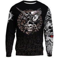 (Custom) Viking Warrior Sweatshirts Odin Tattoo RLT12 - Wonder Print Shop