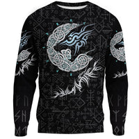 Viking Fenrir Wolf Sweatshirt RLT12 - Wonder Print Shop