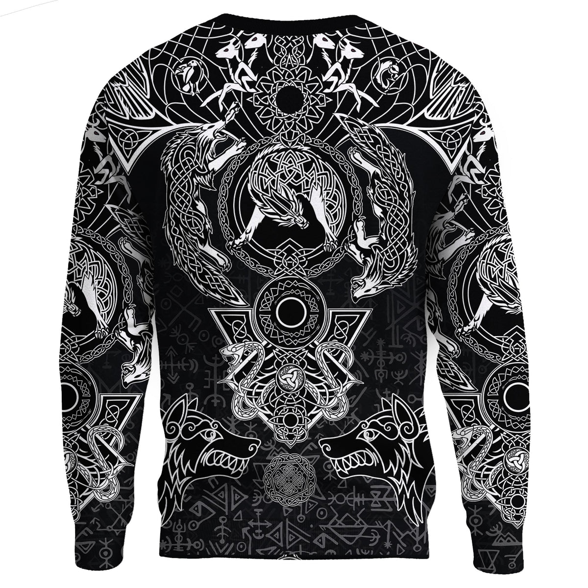 Viking Sweatshirts - Fenrir and Skoll and Hati RLT12 - Wonder Print Shop