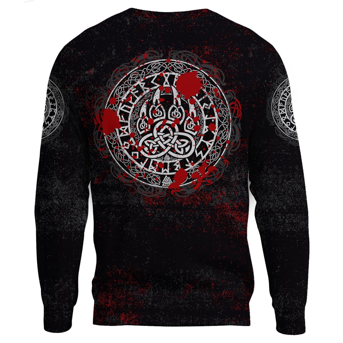 Viking Sweatshirt - Viking Bear Claws Blood Tattoo RLT12 - Wonder Print Shop
