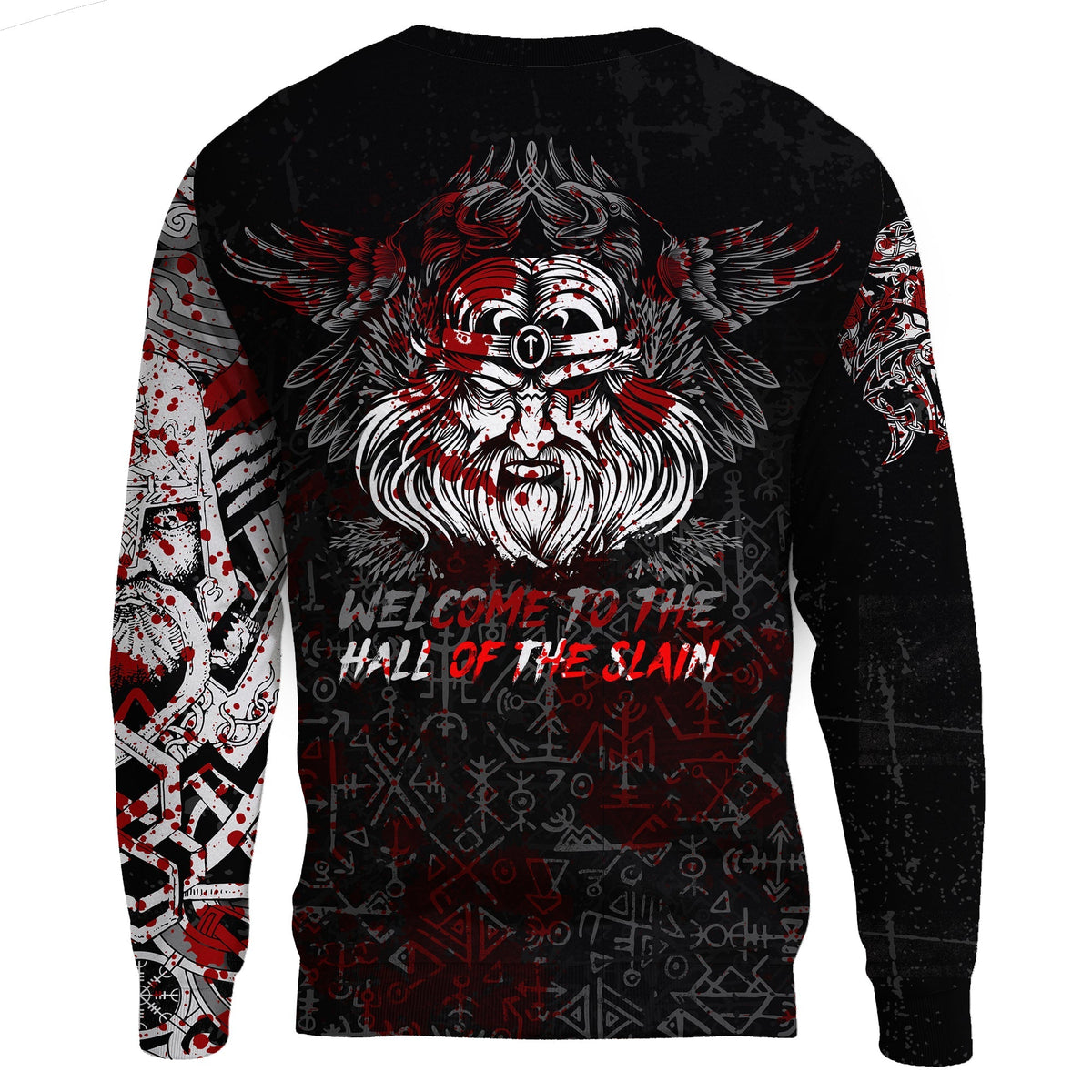 (Custom) Viking Odin Viking Sweatshirts Blood RLT12 - Wonder Print Shop