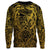 Viking Sweatshirt - Valknut and Dragon Tattoo Golden RLT12 - Wonder Print Shop