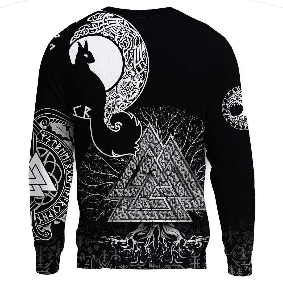 Viking Sweatshirt - Ratatoskr RLT12 - Wonder Print Shop