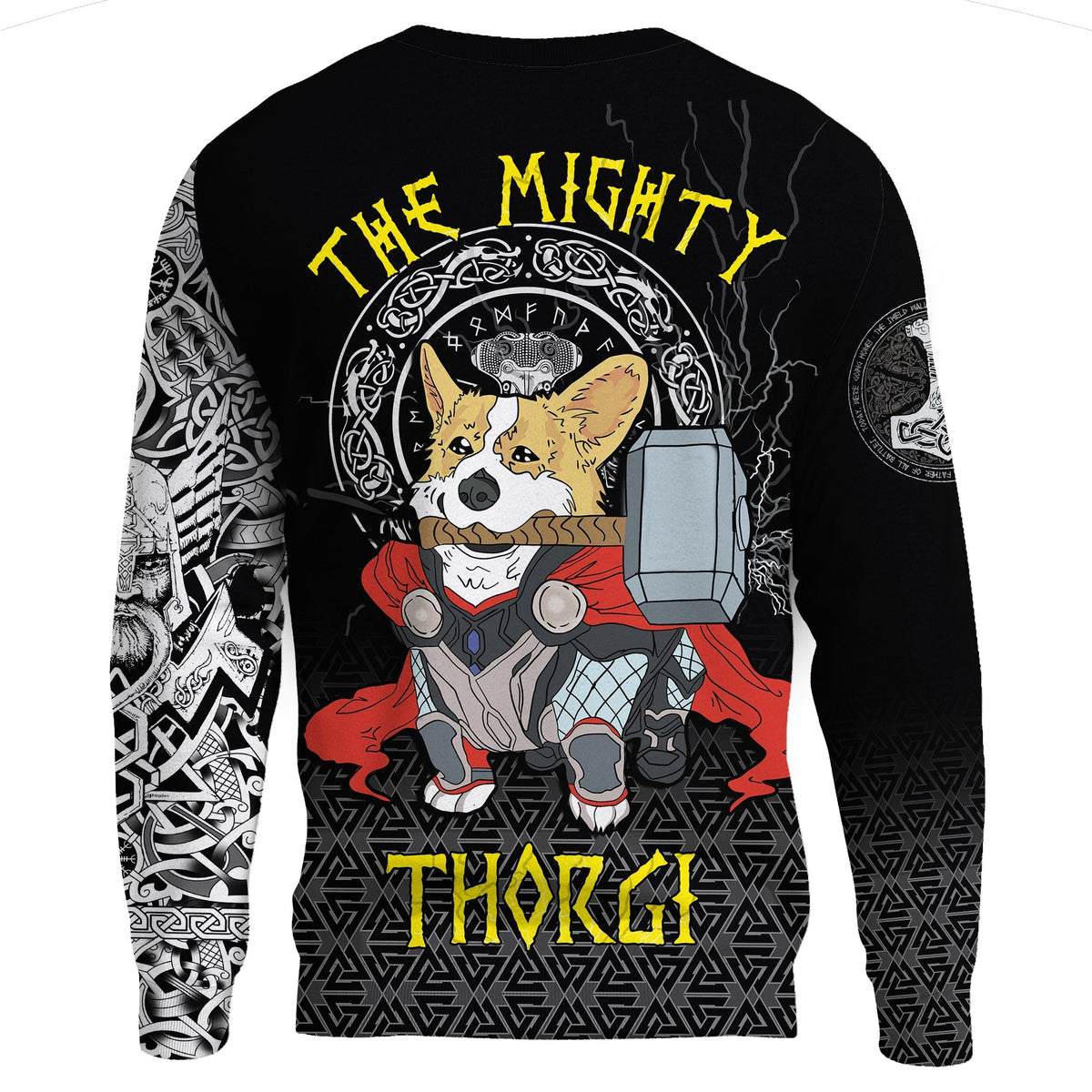 Viking Sweatshirt - The Mighty Thorgi RLT12 - Wonder Print Shop