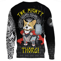 Viking Sweatshirt - The Mighty Thorgi RLT12 - Wonder Print Shop