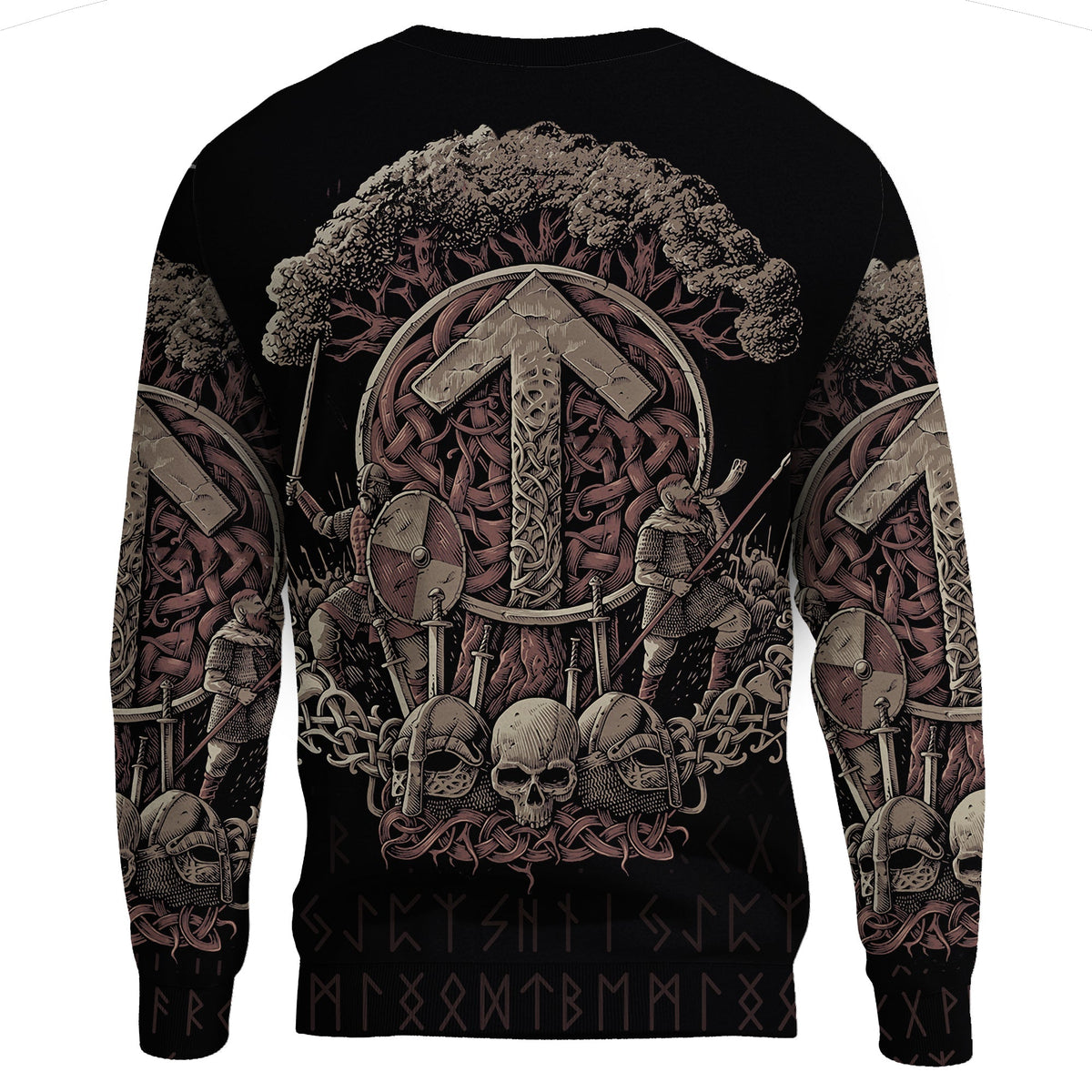 Viking Sweatshirt - Teiwaz Rune RLT12 - Wonder Print Shop