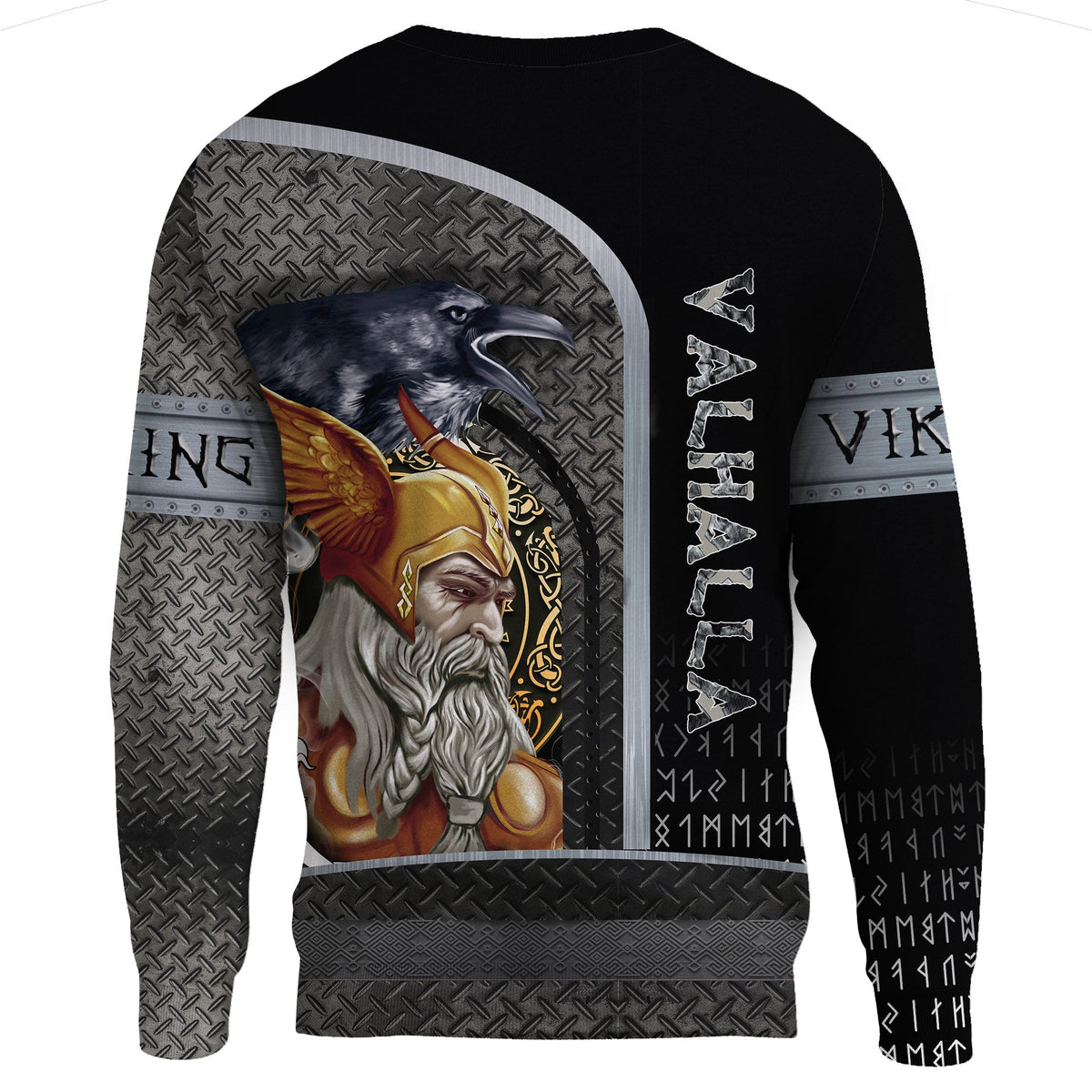 (Custom) Viking Sweatshirt - Odin Style Armor RLT12 - Wonder Print Shop