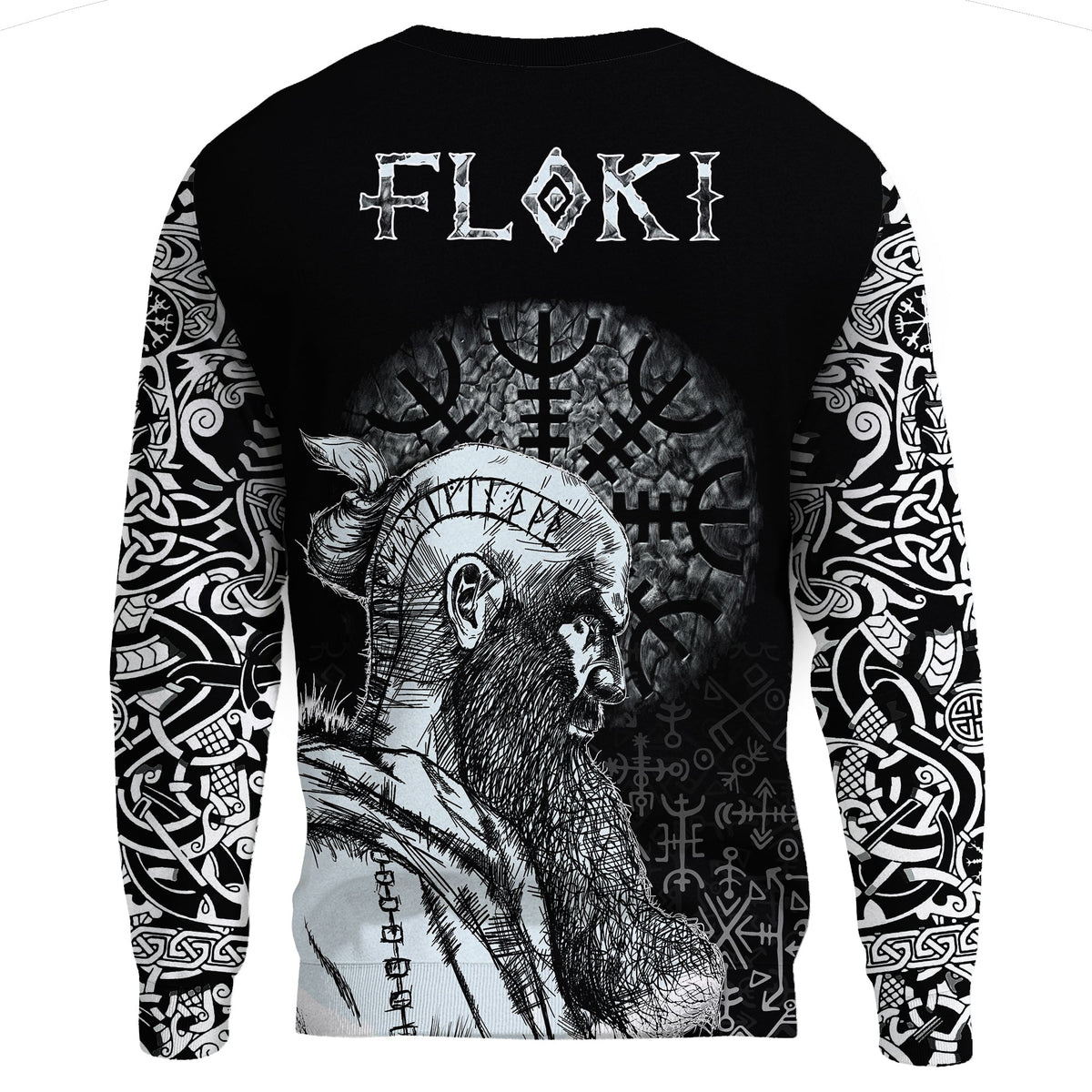 Viking Sweatshirt - Floki RLT12 - Wonder Print Shop