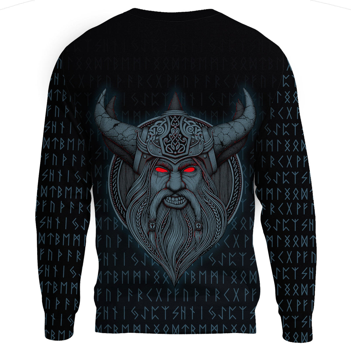 Viking Sweatshirt - Odin Angry RLT12 - Wonder Print Shop