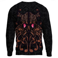 Viking Sweatshirt, Odin God Furthark Tattoo Special RLT12 - Wonder Print Shop