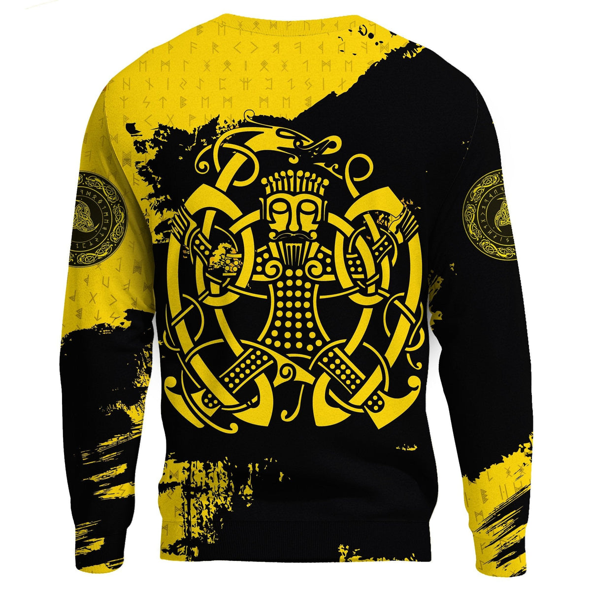 Viking Sweatshirt, Loki Bound Triskele Rune Gold RLT12 - Wonder Print Shop