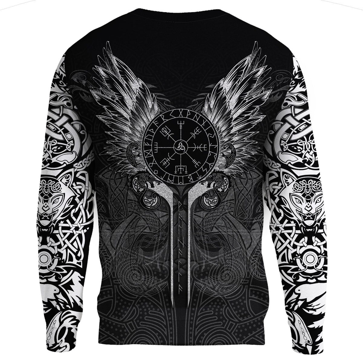 Viking Sweatshirt - Dragon Tattoo RLT12 - Wonder Print Shop