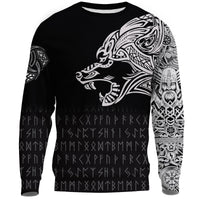 VikingFenrir Tatoo Sweatshirt RLT12 - Wonder Print Shop
