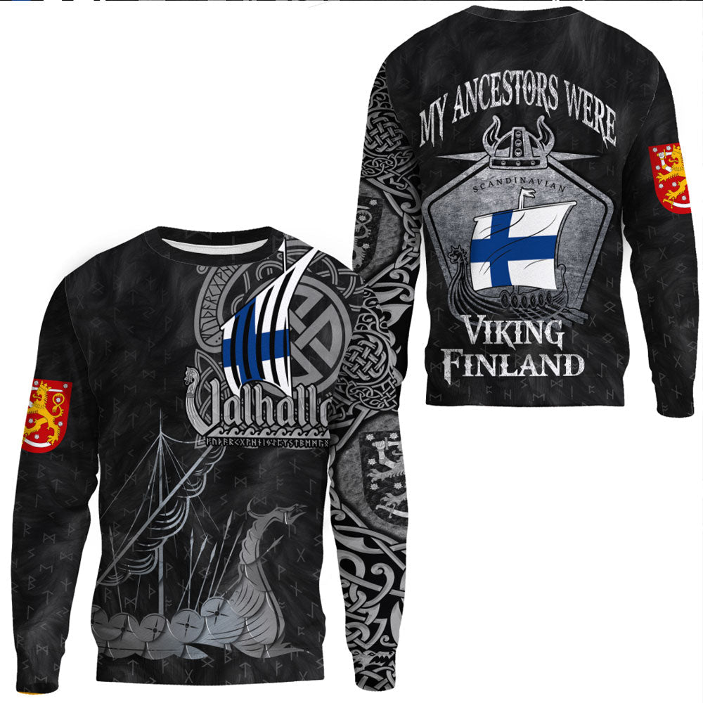 Viking Clothing Viking Finland Drakkar Sweatshirts RLT12 - Wonder Print Shop