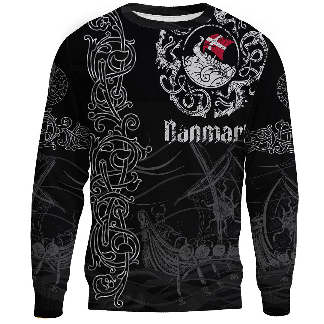 Viking Clothing Viking Drakkar Denmark Warship Sweatshirts RLT12 - Wonder Print Shop