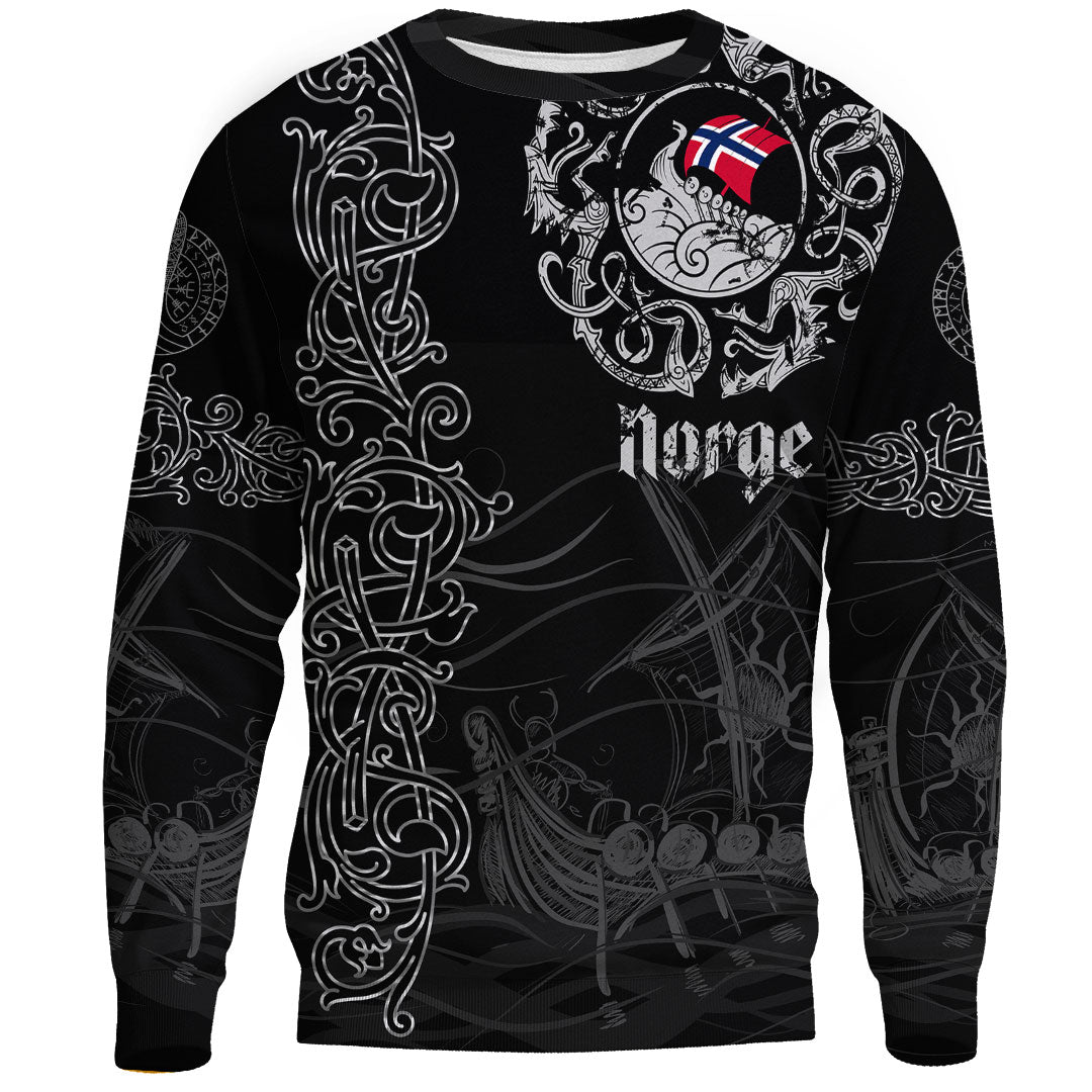 Viking Clothing Viking Drakkar Norway Warship Sweatshirts RLT12 - Wonder Print Shop