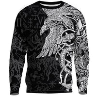 Viking Sweatshirt - Special Raven Tattoo RLT12 - Wonder Print Shop