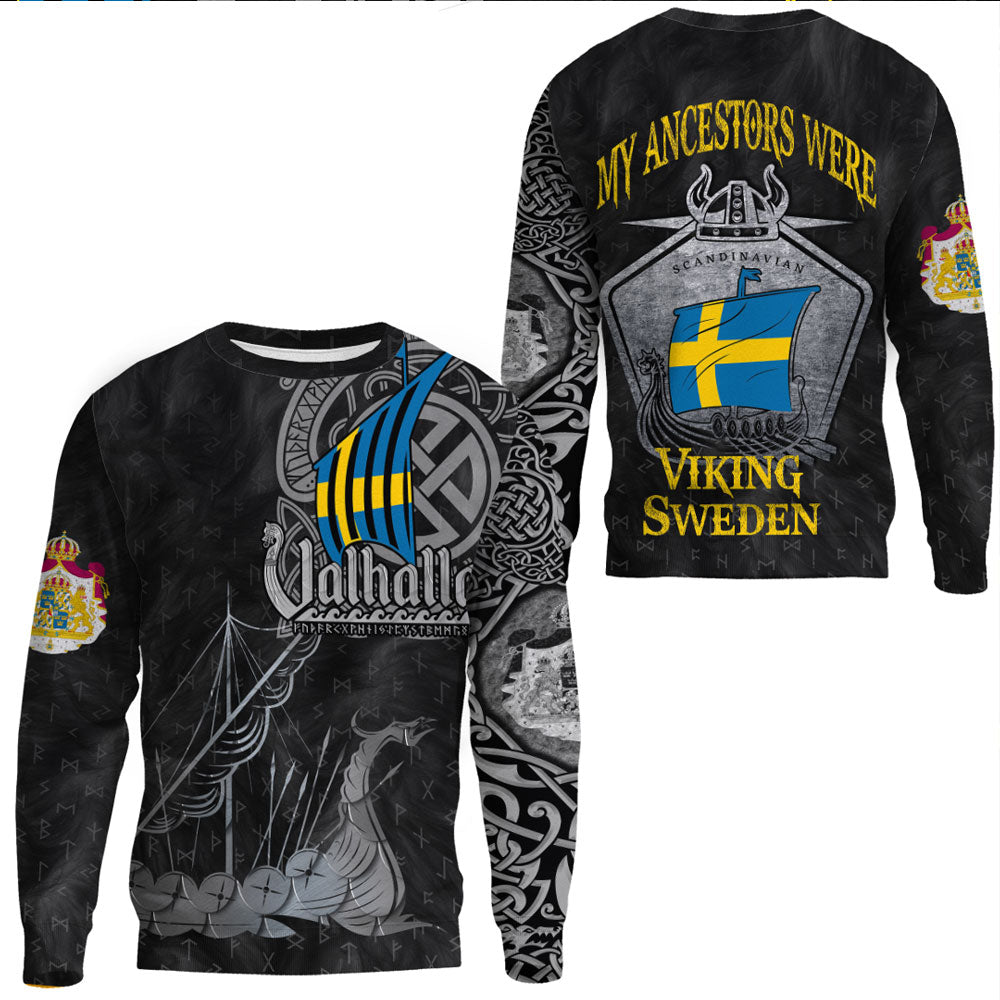 Viking Clothing Viking Sweden Drakkar Sweatshirts RLT12 - Wonder Print Shop