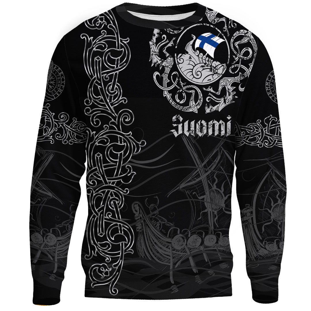 Viking Clothing Viking Drakkar Finland Warship Sweatshirts RLT12 - Wonder Print Shop