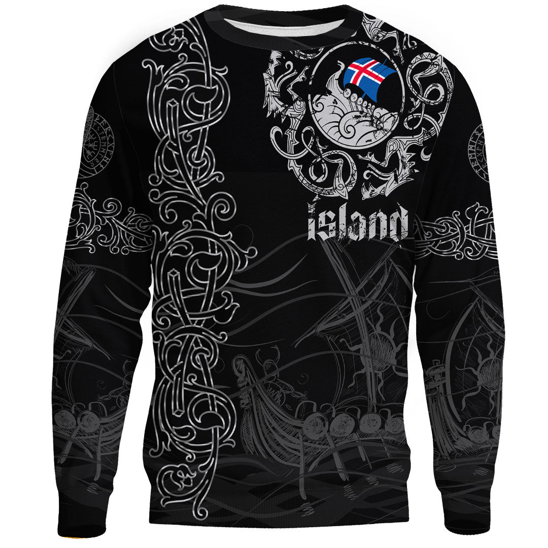 Viking Clothing Viking Drakkar Iceland Warship Sweatshirts RLT12 - Wonder Print Shop