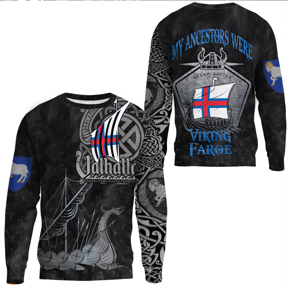 Viking Faroe Islands Drakkar Sweatshirts RLT12 - Wonder Print Shop