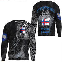 Viking Faroe Islands Drakkar Sweatshirts RLT12 - Wonder Print Shop