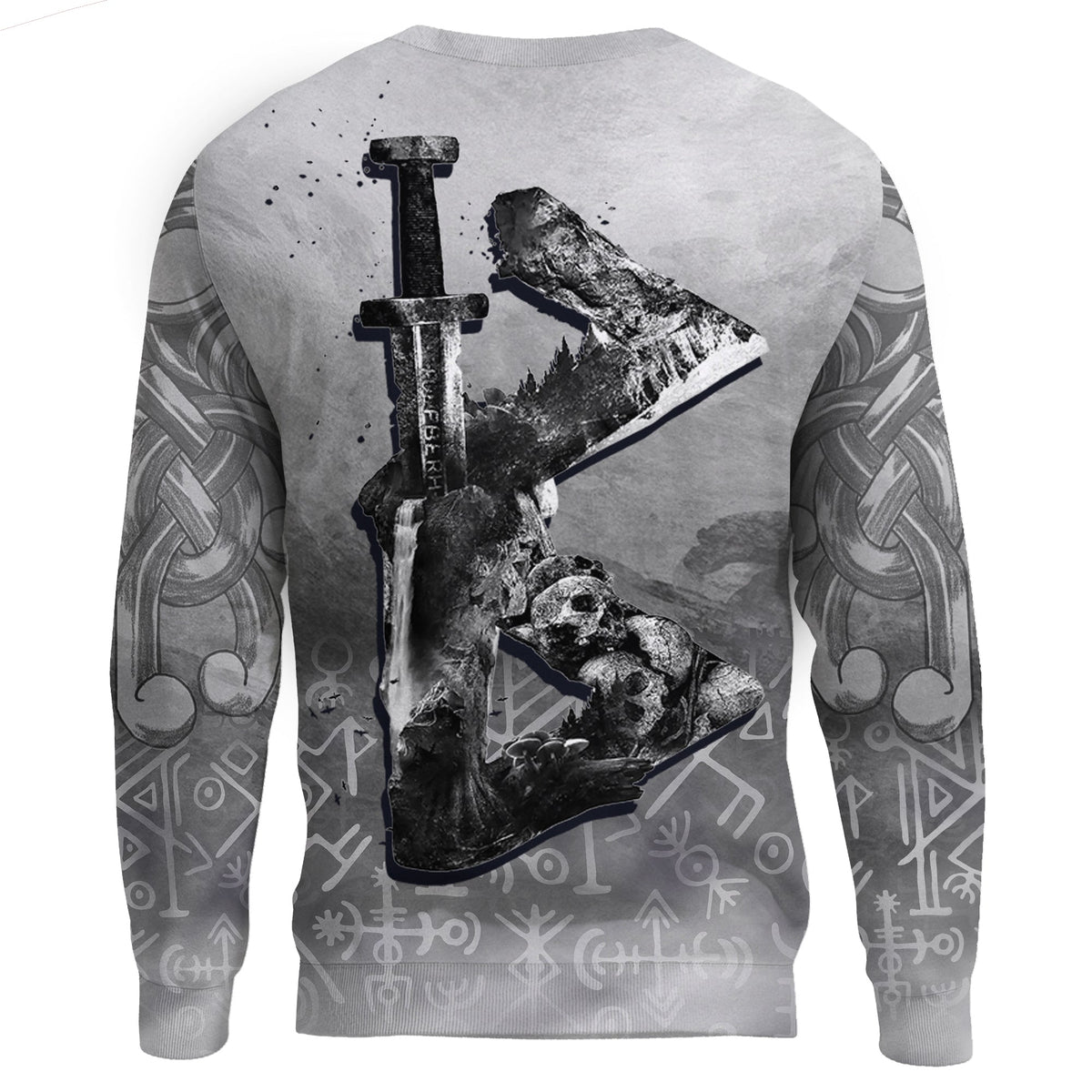 Viking Sweatshirt - Berkana Rune RLT12 - Wonder Print Shop