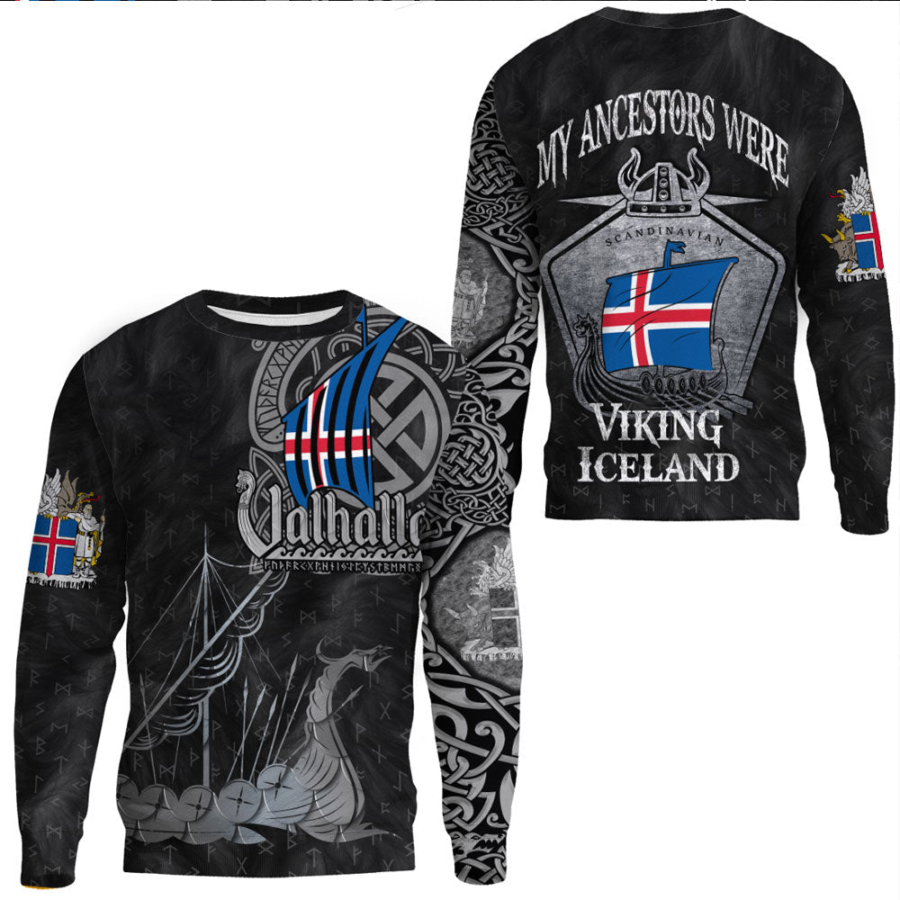 Viking Clothing Viking Iceland Drakkar Sweatshirts RLT12 - Wonder Print Shop