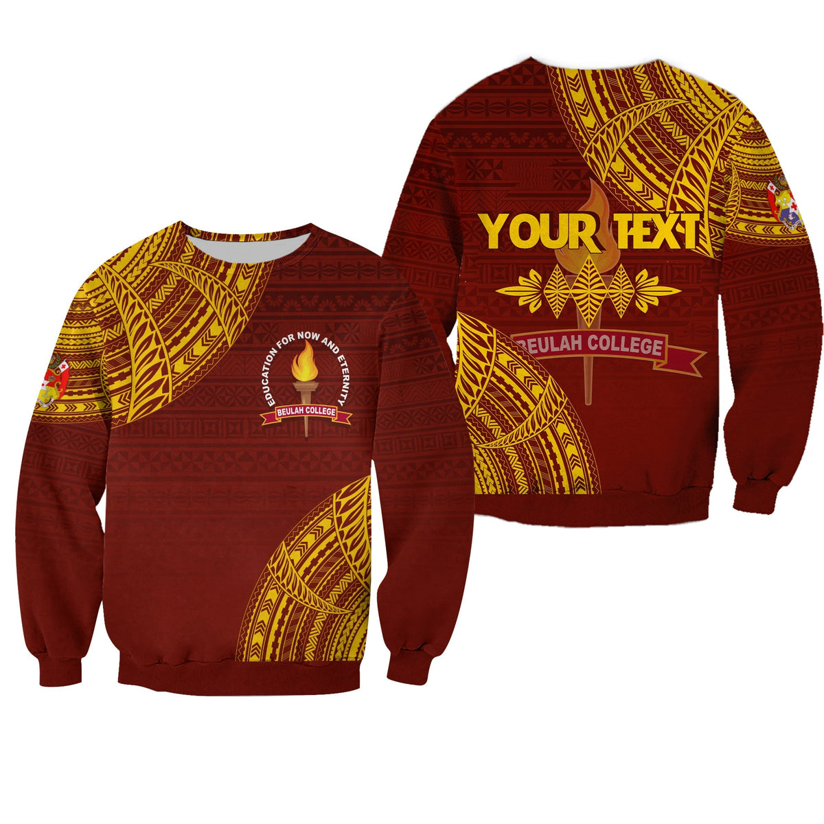 (Custom Personalize) Tonga Kolisi Beulah Sweatshirt BAC We Are One - Wonder Print Shop