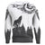 Viking Raven and Wolf In Pine Forest Sweatshirt RLT12 - Wonder Print Shop