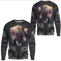 Viking Clothing Armor 3D Style Viking Odin Sweatshirts RLT12 - Wonder Print Shop