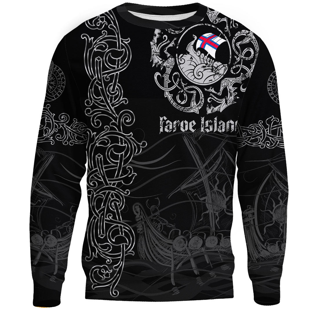 Viking Clothing Viking Drakkar Faroe Islands Warship Sweatshirts RLT12 - Wonder Print Shop